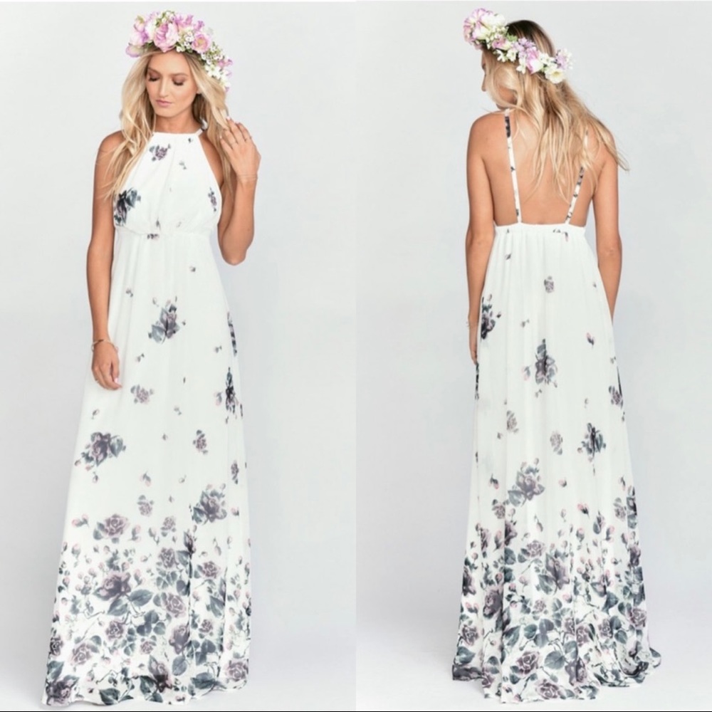 Show Me Your MuMu Amanda Maxi Bridesmaid Dress Size XS